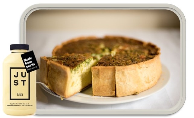 Spinach & Tomato Quiche – Free of Gluten, Dairy, Eggs