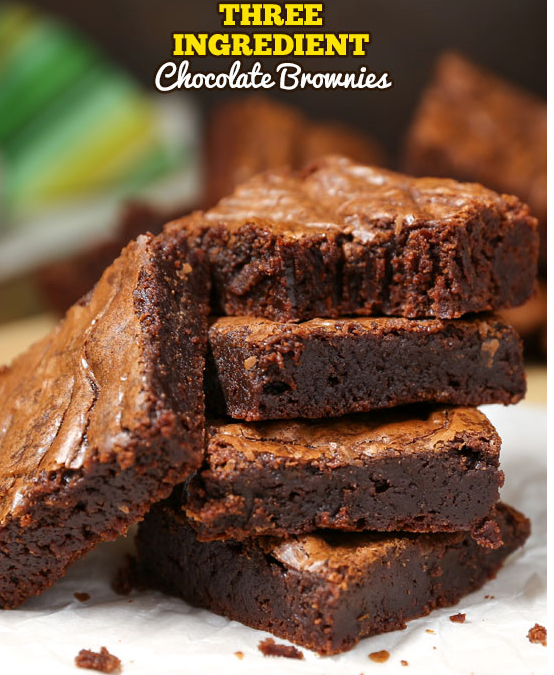 3 Ingredient Brownies